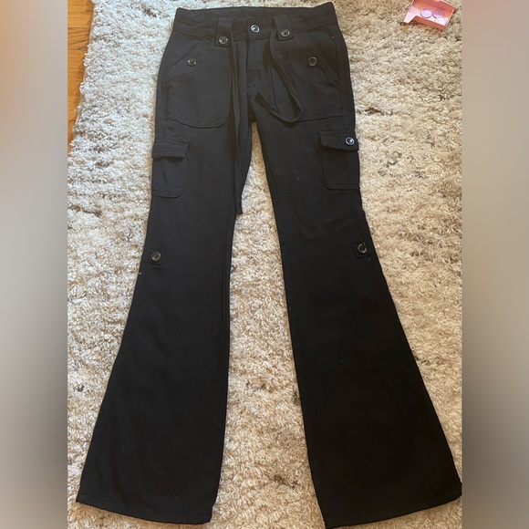 Black Cargo Pants - Picture 1 of 4